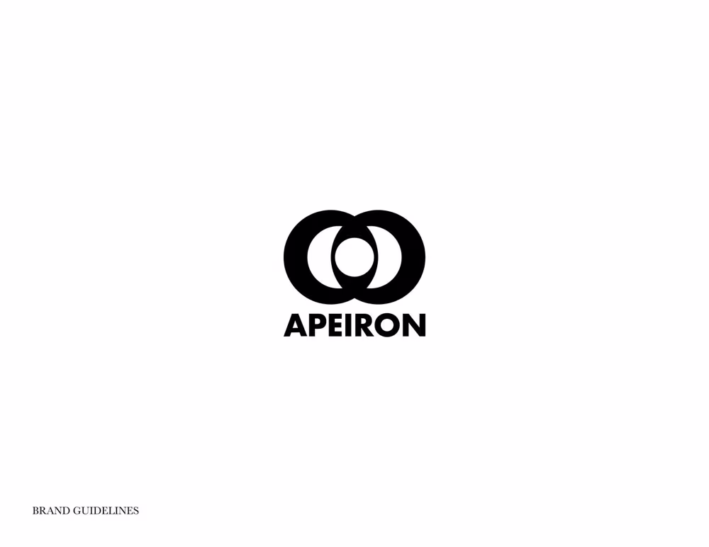Apeiron brand guidelines, page 1 of 28